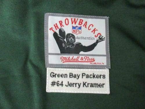 Jerry Kramer assinou Mitchell & Ness Packers Jersey Auto PSA/DNA AH96170 - Jerseys autografadas da NFL