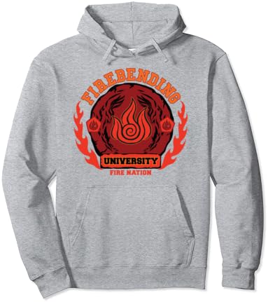 Fire Bending University Logo Fire Nation Pullover Hoodie