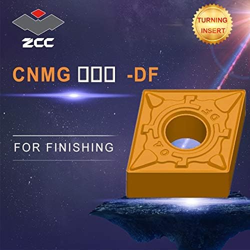 FINCOS CNC insere 10pcs/lote cnmg0120404-df ferramentas de corte de entalhe com cimento revestido