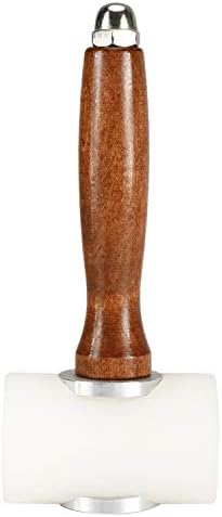 Yaetek Diy Leathercraft Wooden Mallet Couro de escultura martelo de madeira Hammer Hammer T cabeça