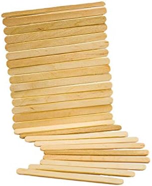 Caso Stix perfeito de 10.000 paus de artesanato/palitos de sorvete/madeira natural - 10 caixas de 1.000 palitos