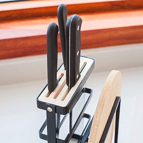Porta de faca de cozinha LSJZZ, rack de tábua de corte para racks multifuncionais Tool Stand