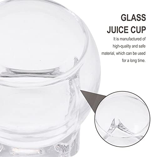 Pudim de vidro genérico xícara irregular de copo de vidro Cream tigela de vidro sobremesa de vidro
