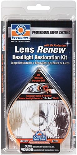 Permatex 09136 Lens Renove o kit de restauração de faróis