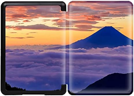 Caso para a capa de 6 All -New Kindle e Slim Fit Stand com Auto Sleep/Wake para Kindle 2022 6 polegadas - nuvens