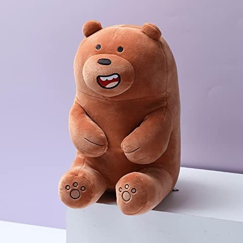 Miniso nós, ursos nus, bichos de pelúcia - Ultrasoft Grizzly Plush Toys for Kids, crianças crianças