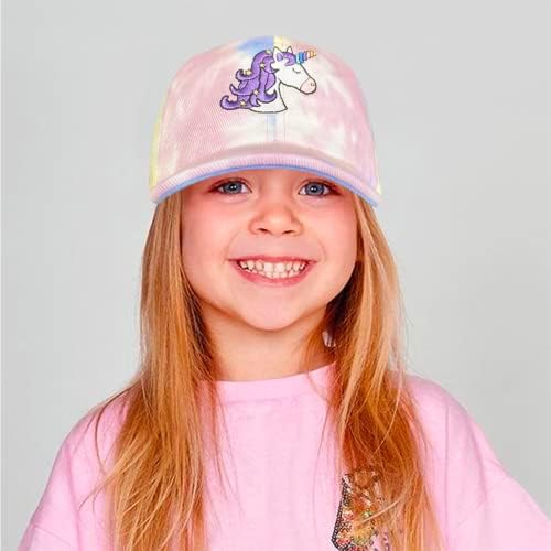 ACCSA Girls Unicorn Baseball Hat Tie Tye Baseball Baseball Caps For Kids Girls Summer Summer Ajustable