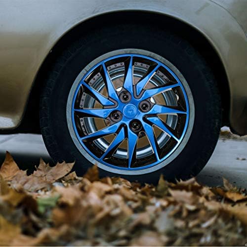 Besportble Auto Tire Rim Substituição 2pcs Capas cubos de 14 polegadas Capas de roda Caps de cubos Roda