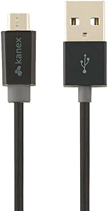 Kanex Micro USB para sincronização USB e carrega o cabo de 4 pés -preto