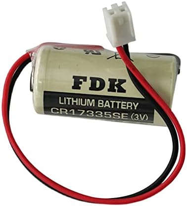DSONE CR17335SE 3V 1800MAH PLC Bateria de substituição para FDK CR17335SE compatível com o controlador de robôs RC Series Battery