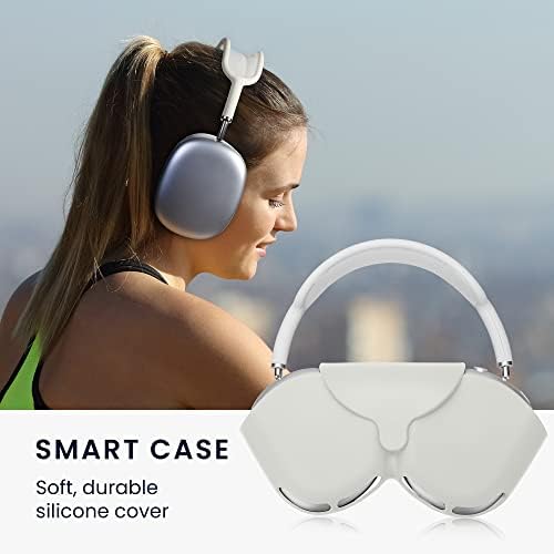 Capa de silicone Kwmobile Compatível com Apple AirPods Max Case Holder para fones de ouvido Over -Ear