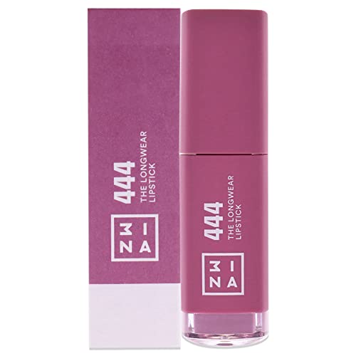 3As the Longwear Lipstick 444 - Naturalmente hidratante e secagem rápida - tons que ficam o dia