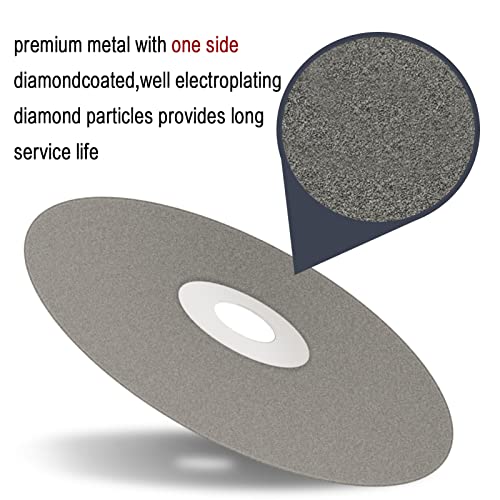 Diamante Diamante Diamond Wheel Disco 6 x 1/2 Arbor Hole Abrasive Grit 600 1500 2500 3000