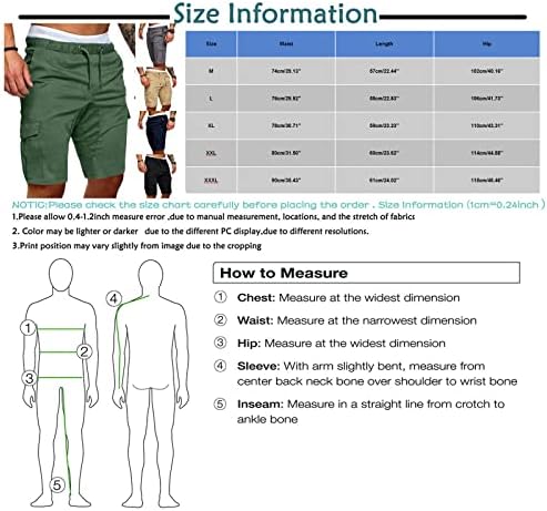 Shorts táticos de wenkomg1 para homens bolsos de vários bolsos angustiados calças táticas de roupas