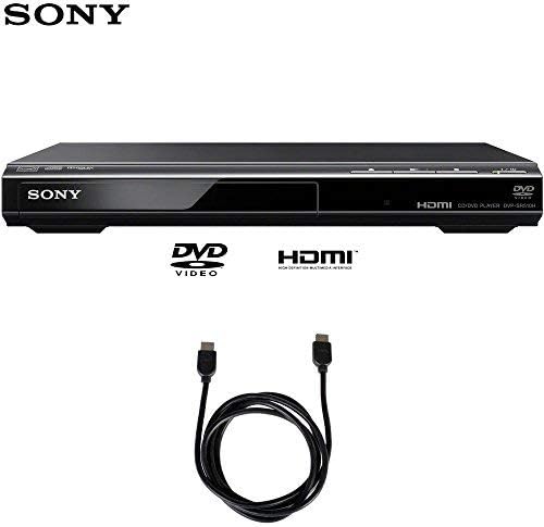 Sony DVPSR510H DVD Player com cabo HDMI de alta velocidade de 6 pés