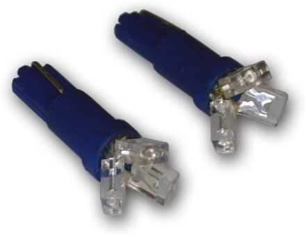 TuningPros LEDATI-T5-B3 Indicador de transmissão Bulbos LED T5, 3 LED Blue 2-PC Conjunto