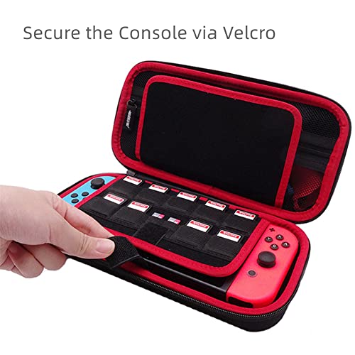 Letivay Carry Case & Screen Protectors for Nintendo Switch OLED Model
