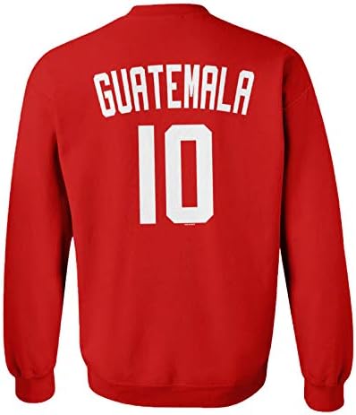 Jersey de Futbol da Guatemala - Soletom de Crewneck de Crewneck de Soccer Nacional Guatemalteco