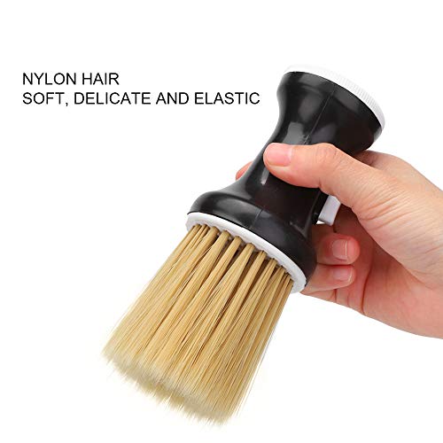 Pincel de escova de pescoço barbeiro de escova de cabelo de cabelo remoção de cabelo escova de escova