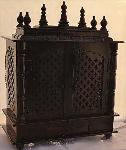 Jodhpur Handicrafts Wooden Temple com lâmpada LED