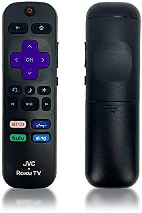 Controle remoto OEM para Roku TV Nenhum emparelhamento inclui botões de controle de volume e Netflix Disney+ e