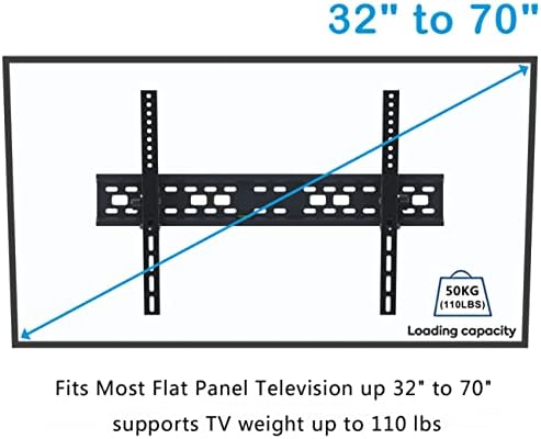 Suporte de montagem de parede de TV completo para telas de 32-70 -montagem de TV giratória com vesa400*600/-5