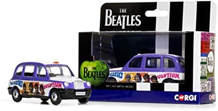 Corgi The Beatles Hey Jude London Taxi 1:36 Display Display Modelo CC85928, Amarelo