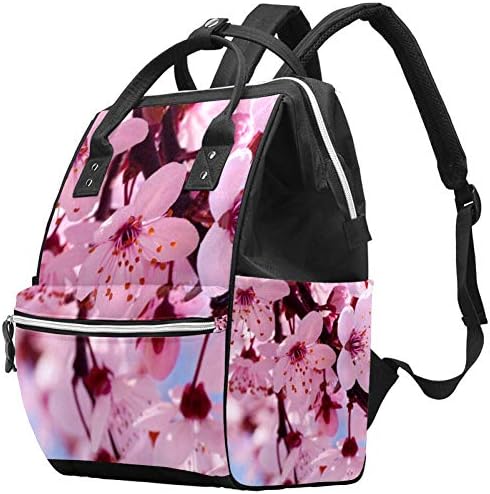 Mochila Flores de Flores de Flores de Cerejeira com Bolsa de Bolsa de Água trocando sacos
