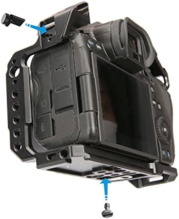 Kit de gaiola do Niceyrig com alça superior ergonômica [nova versão] para câmera de espelho da Canon Eos R5