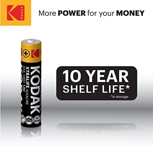 Baterias AAA 10 anos de prazo de validade, energia alcalina duradoura triplicar uma bateria, baterias