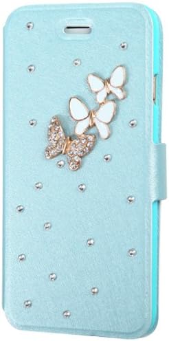 Mybat Silk Texture Diamante Myjacket Case para iPhone 6 - Embalagem de varejo - Blue