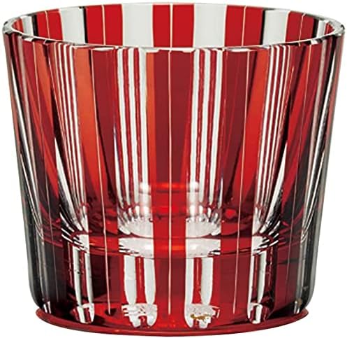 Narumi GW6000-2222 Glass Works Par de zodíaco, preto e vermelho, 4,2 fl oz, conjunto de 2, xícaras de saquê