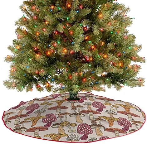 Cogumelos saia de natal leve ornamentos de natal vintage decorações de natal para festa de ano novo de férias