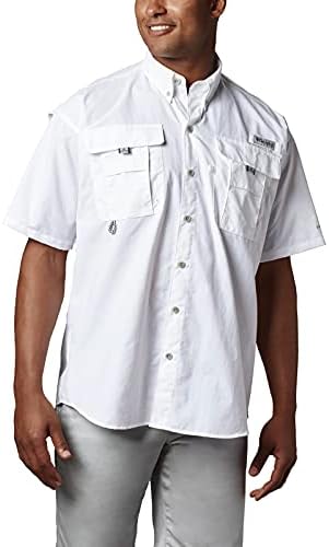 Bahama II da Columbia Men UPF 30 Camisa de pesca PFG de manga curta