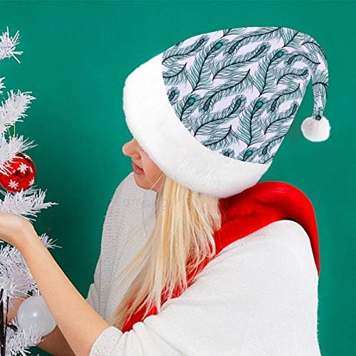 Chapéu de Papai Noel de Natal, Design de Peacock Chapé