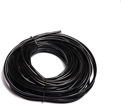 100feet 1/4 polegada Black Flexible PVC Micro Tubing para irrigação por borbulhas polvilhas