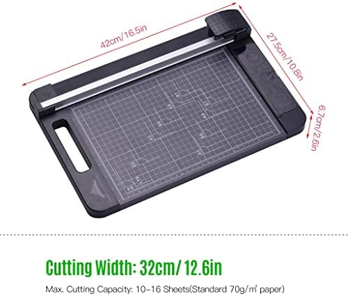 Ylyajy 3-em-1 aparador de papel multifuncional A4 cortador de papel Skip Cutter com foto de
