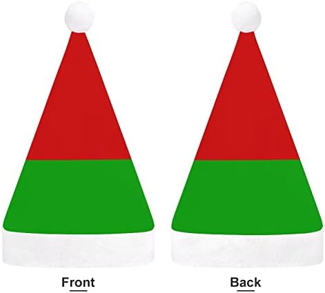 Bandeira da bandeira da bielorrússia chapéu de Natal macio Papai Noel Cap engraçado Feio para a festa