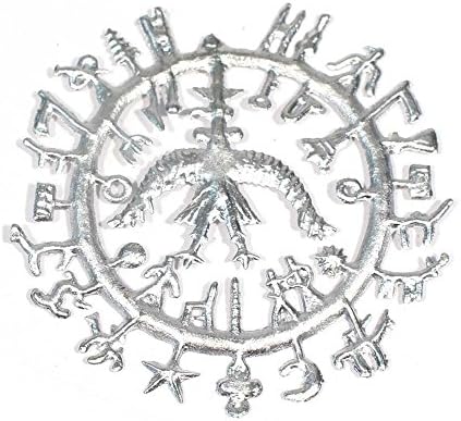 Figuras de amuletas de chumbo do mercado de xamãs - Pagos de Plomo