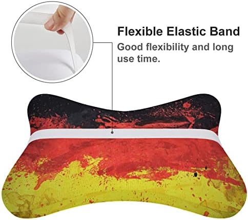 Bandeira da Alemanha 2pcs Carconha travesseiros de pescoço respirável Automóvel Cushion Cushion