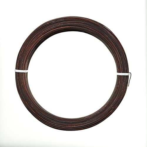 Fio de cobre oxidado de Hanakatsu 16, 23,2 onças, 0,06 polegadas x 19,3 pés (5