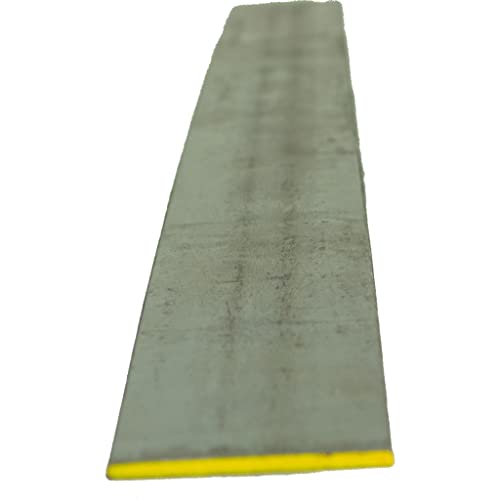 Placa de aço de barra plana sólida - laminado a quente - material de metal de matéria -prima simples - 1/8 ''