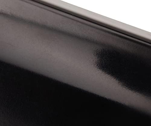 Bandeja de melamina clássica de lacor, preto, 26 x 16 x 2 cm