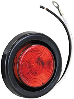 Produtos de compradores 2 polegadas marcador redondo vermelho/kit de luminária de folga com 1 LED