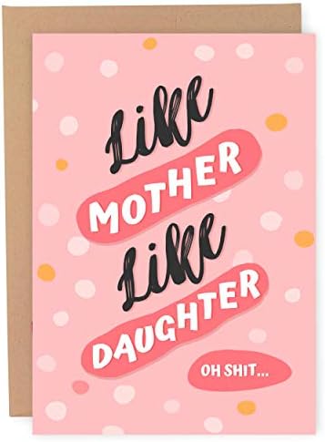 Cartão de Dia das Mães, Sleazy Greetings, da filha | Cartão de aniversário engraçado para mamãe | Cartão