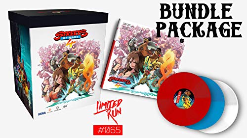 Pacote de pacote exclusivo para ruas de raiva 4 - coleção de caixas de edição limitada da Nintendo Switch e coleção de trilhas sonoras de caixa de edição definitiva