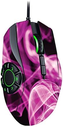 MightySkins Skin Compatível com Razer Naga Hex V2 Mouse de jogos - chamas rosa | Tampa protetora, durável e