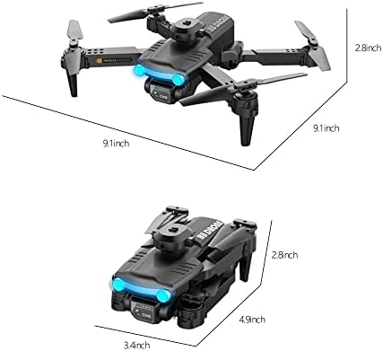 Zottel Remote Control Drone com câmera, evitação de obstáculos de quatro vias, modo sem cabeça, partida/terra