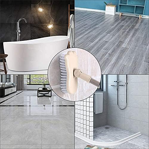 Escova de lavagem longa escova rotativa escova de piso de piso de piso de pisos de pólos ajustáveis ​​Bolos de lavadora