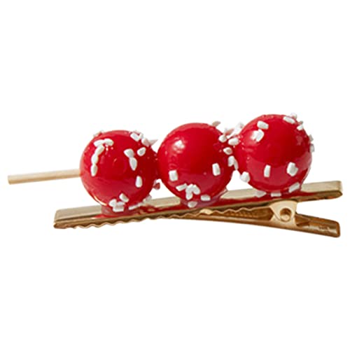 Girls Hair Barrettes Clips Sugar Gourd Hairpin Fun Simulation Clip Word Sweet Simple Funny Funny Late Clip